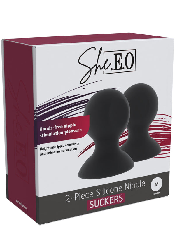 Ventouses à tétons en silicone - taille M