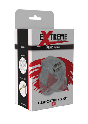 Cage de chasteté Clear Control X-courte