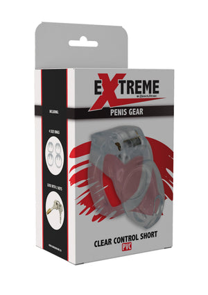 Cage de chasteté Clear Control courte