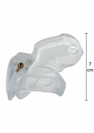 Cage de chasteté Clear Control courte
