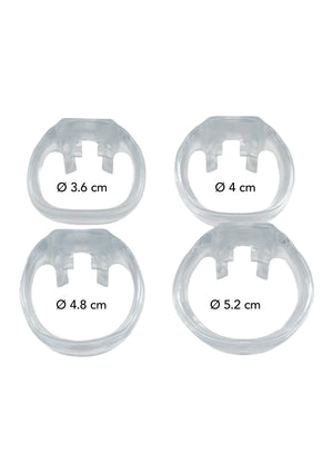 Cage de chasteté Clear Control courte