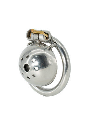 Cage de chasteté Cock Vault en acier inoxydable X-courte