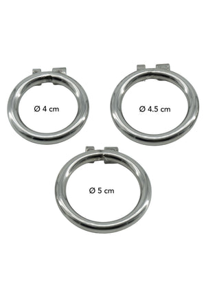Cage de chasteté Cock Vault en acier inoxydable X-courte