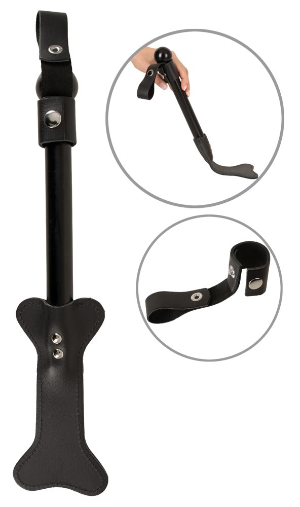 Leather Paddle Dog Bone