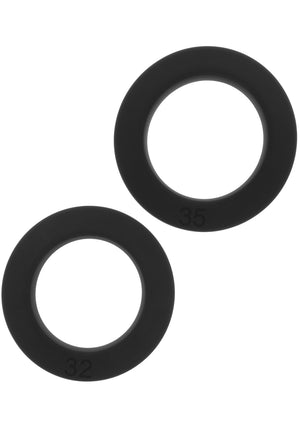 Set de 2 anneaux péniens empilables Double Stackers - taille L
