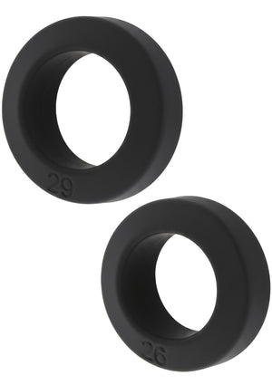 Set de 2 anneaux péniens empilables Double Stackers - taille M