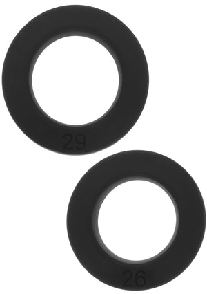 Set de 2 anneaux péniens empilables Double Stackers - taille M