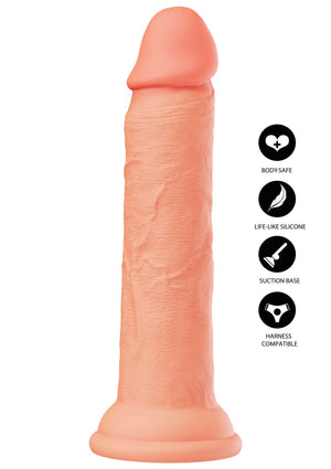 Gode réaliste en silicone liquide 19 cm