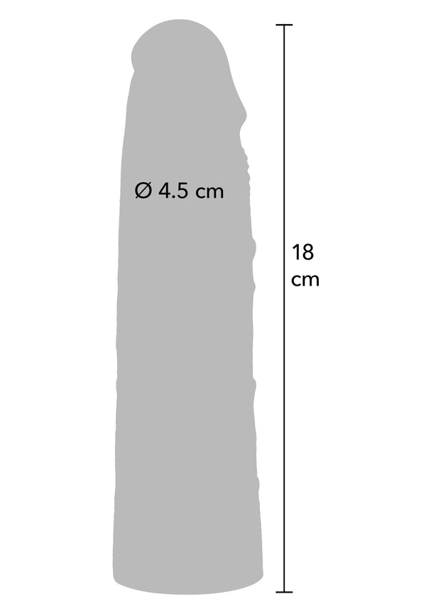 Gaine pénienne en silicone liquide 18 cm