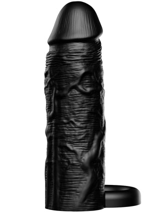 Gaine de pénis à anneau en silicone liquide 15 cm