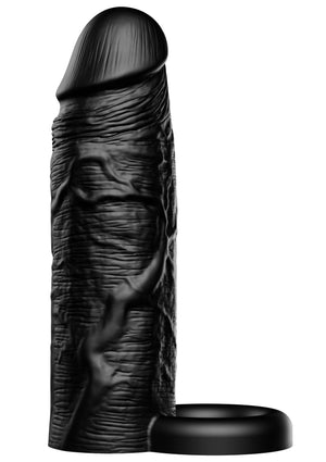 Gaine de pénis à anneau en silicone liquide 15 cm
