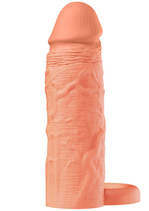 Gaine de pénis à anneau en silicone liquide 15 cm
