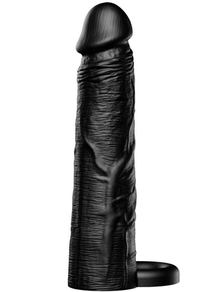 Gaine de pénis à anneau en silicone liquide 20 cm