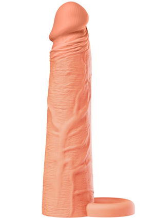 Gaine de pénis à anneau en silicone liquide 20 cm