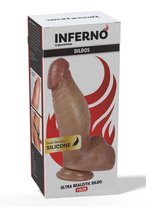 Gode ultra réaliste en silicone 18 cm