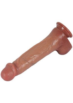 Gode ultra réaliste en silicone 28 cm