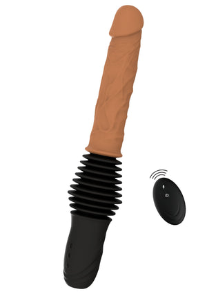 Vibromasseur réaliste à va-et-vient double