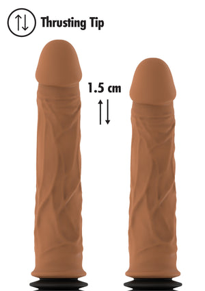 Vibromasseur réaliste à va-et-vient double