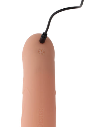 Gaine creuse vibrante silicone 16 cm