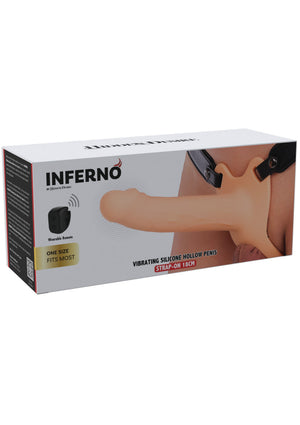 Gaine creuse vibrante silicone 18 cm