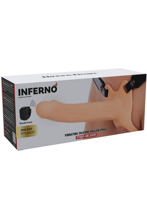 Gaine creuse vibrante silicone 20 cm