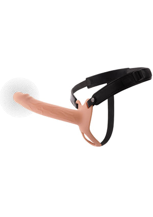 Gaine creuse vibrante silicone 20 cm