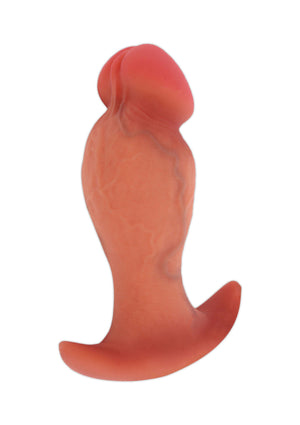 Plug anal réaliste en silicone liquide 10 cm
