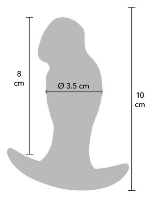 Plug anal réaliste en silicone liquide 10 cm