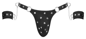Men's Thong and Cuffs XL