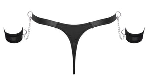 Men's Thong and Cuffs 3XL