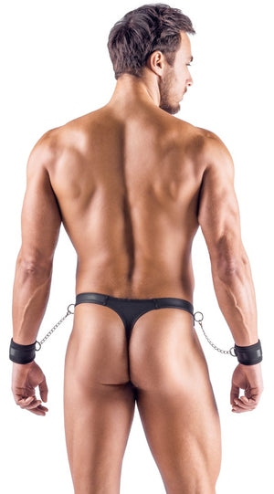 Men's Thong and Cuffs 3XL