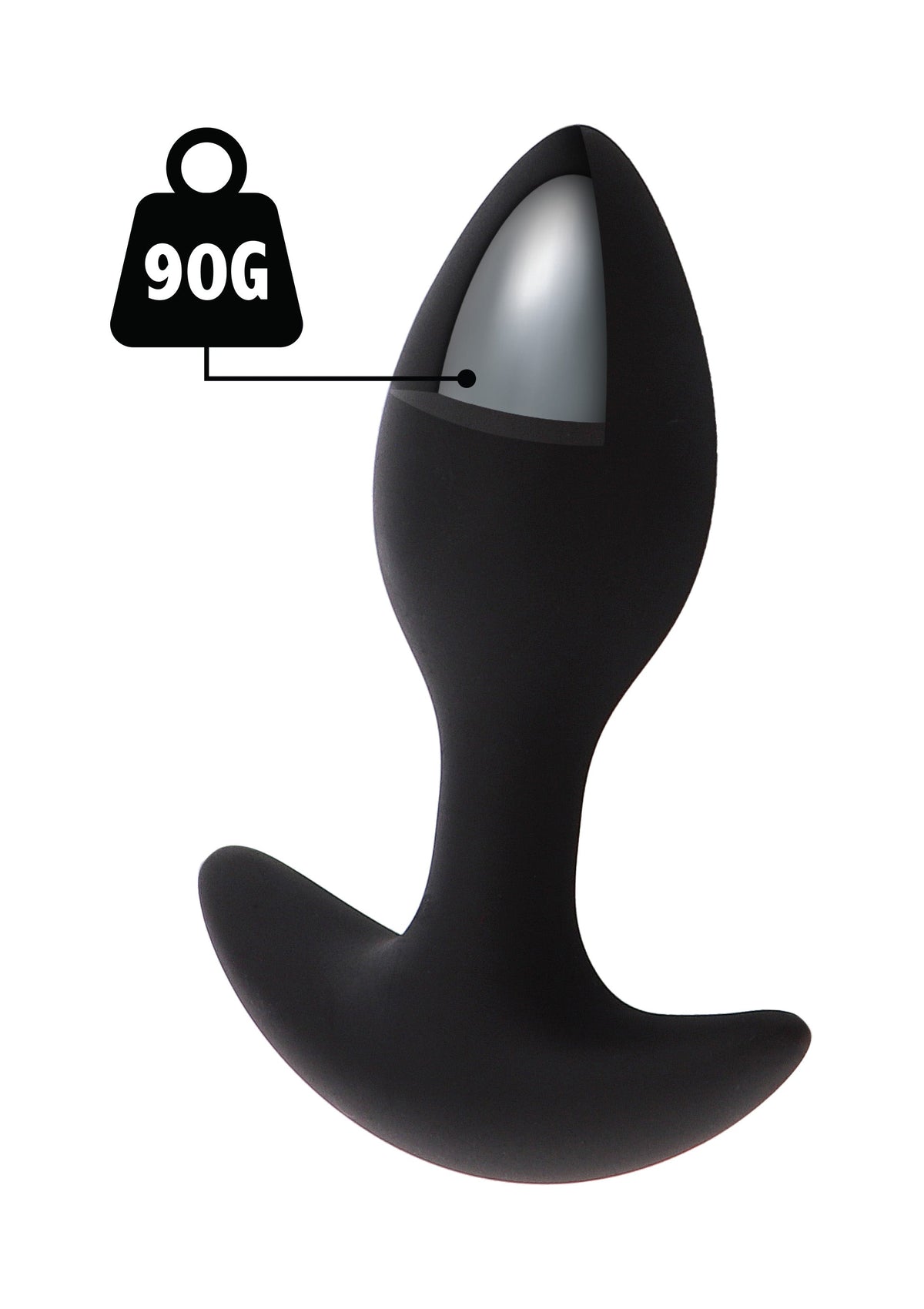 Plug anal lesté 90 g