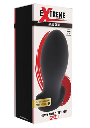 Plug dilatateur anal lourd en silicone liquide - taille M