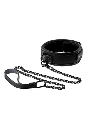 BLAZE COLLAR AND LEASH BLACK