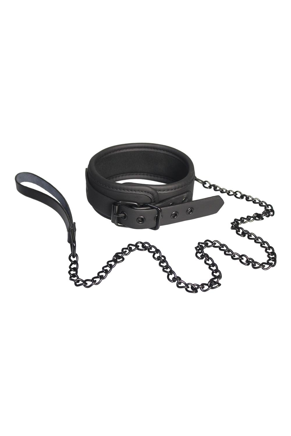 BLAZE COLLAR AND LEASH BLACK