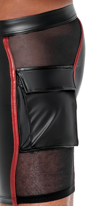 Men's Shorts Black/Red XL