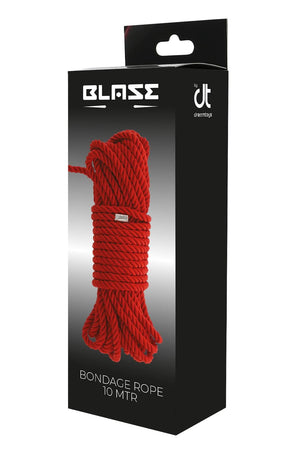BLAZE DELUXE BONDAGE ROPE 10M RED