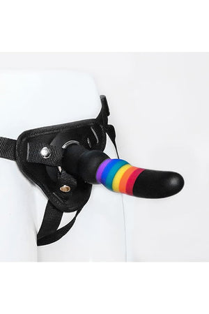 ESSENTIALS STRAP ON SOLID DILDO