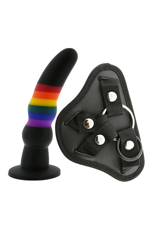 ESSENTIALS STRAP ON SOLID DILDO