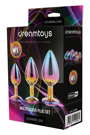 GLEAMING LOVE MULTICOLOUR PLUG SET