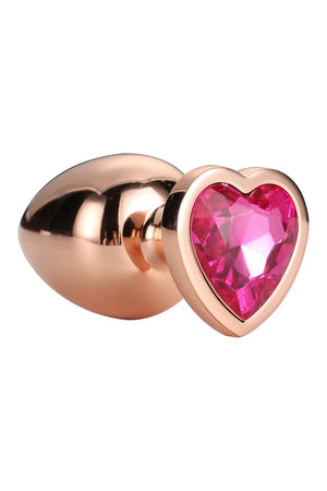 GLEAMING LOVE ROSE GOLD PLUG SMALL