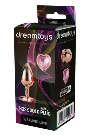 GLEAMING LOVE ROSE GOLD PLUG SMALL