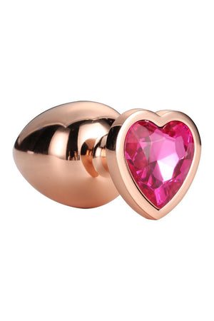 GLEAMING LOVE ROSE GOLD PLUG MEDIUM