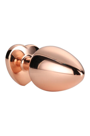 GLEAMING LOVE ROSE GOLD PLUG LARGE