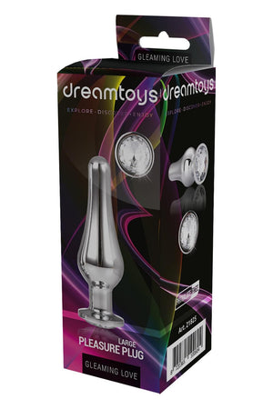 GLEAMING LOVE SILVER PLEASURE PLUG L