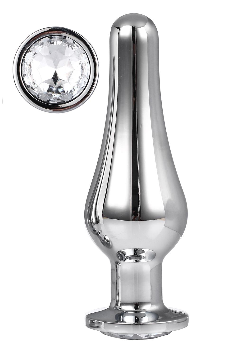GLEAMING LOVE SILVER PLEASURE PLUG L