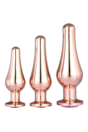 GLEAMING LOVE PLEASURE SET ROSE GOLD