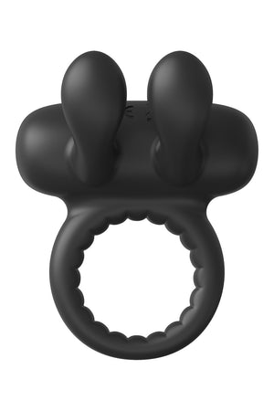 RAMROD RABBIT VIBRATING COCKRING BLACK