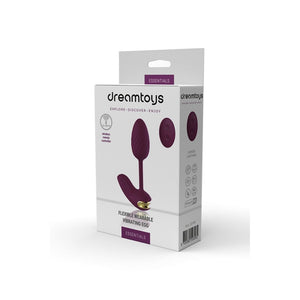 ESSENTIALS FLEXIBLE WEARABLE VIBRATING EGG PURPLE