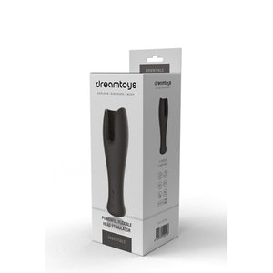 ESSENTIALS POWERFUL FLEXIBLE HEAD STIMULATOR BLACK